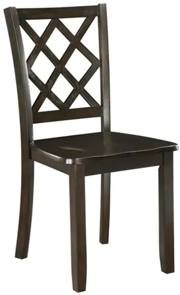 Trellis Dining Chair (Set of 2) - Brown