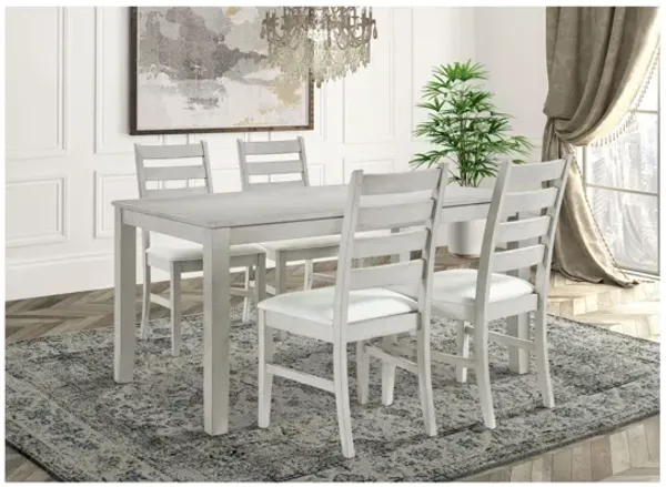 Pascal 5 Piece Rectangle Dining Table Set with 4 Chairs - Driftwood