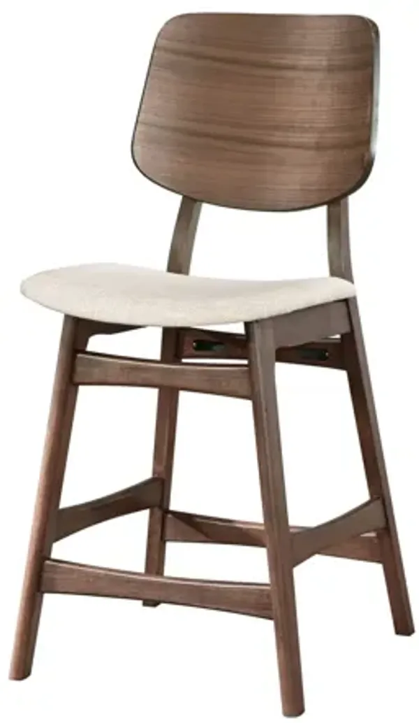 Oscar 5 Piece Counter Table Set - Walnut