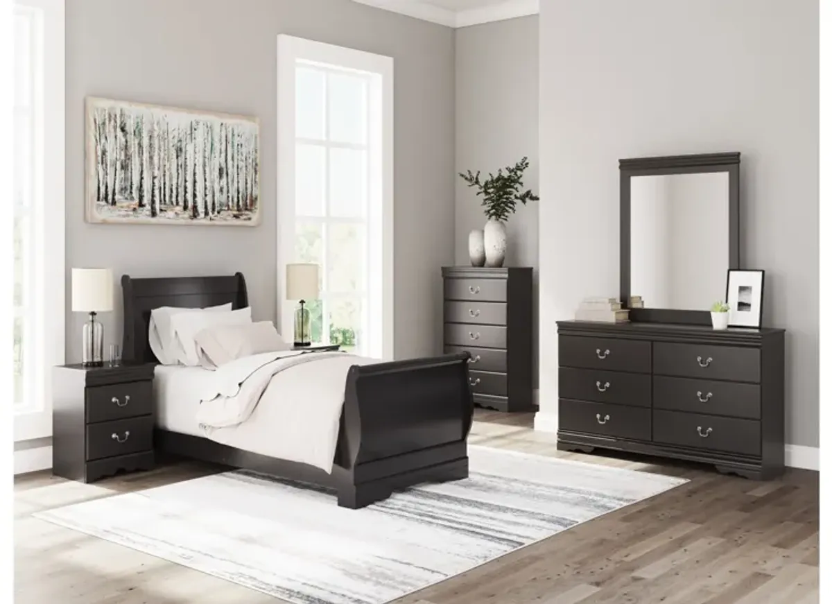 Huey Vineyard Twin Sleigh Bed