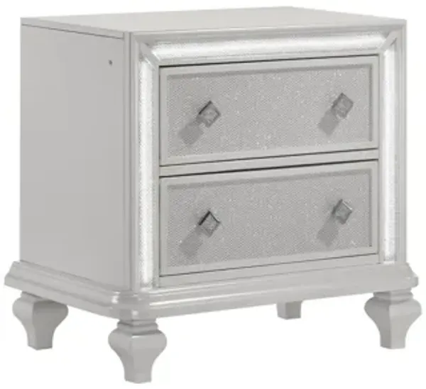 Stardust Nightstand - White