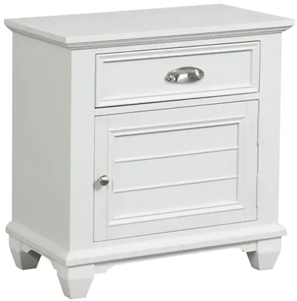Jamestown Nightstand - White