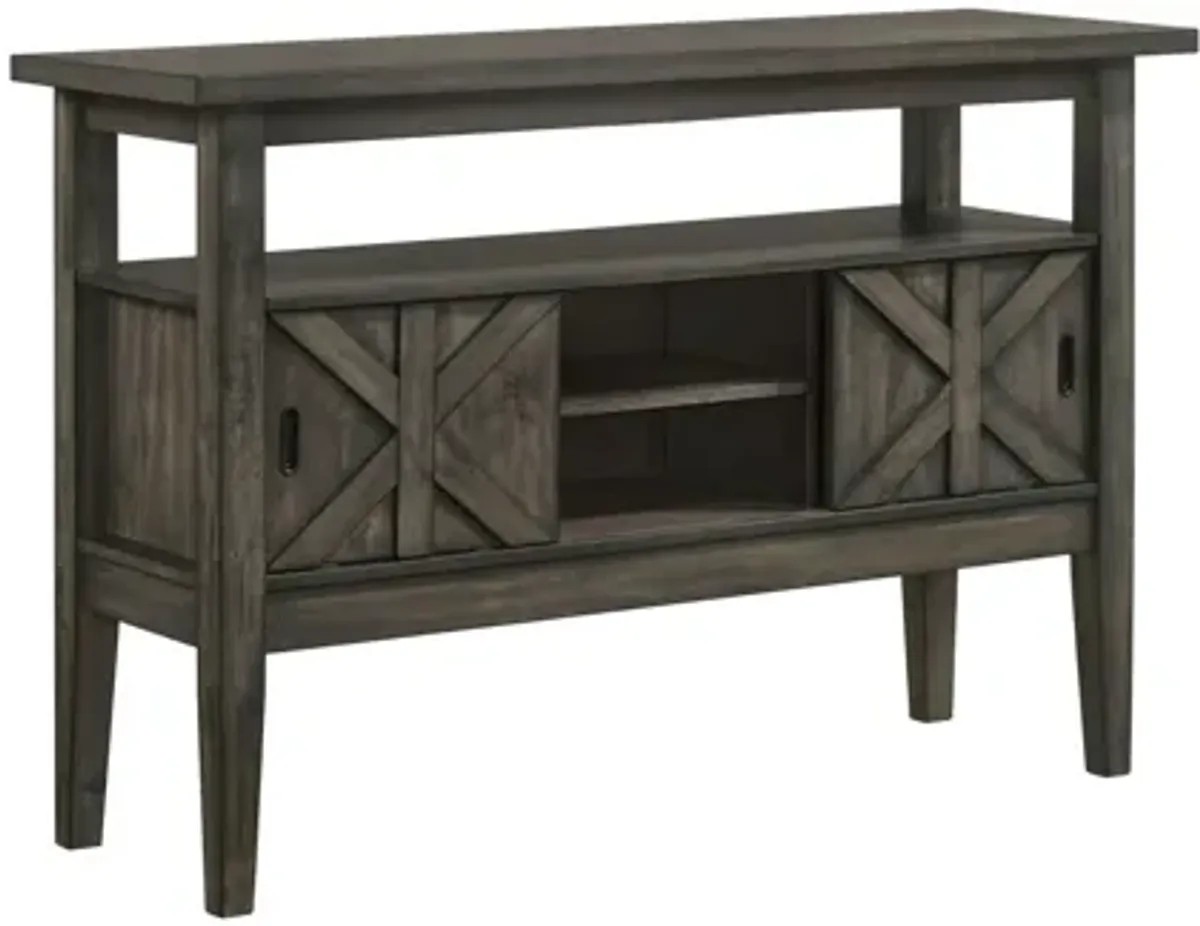 Gulliver Server - Rustic Brown