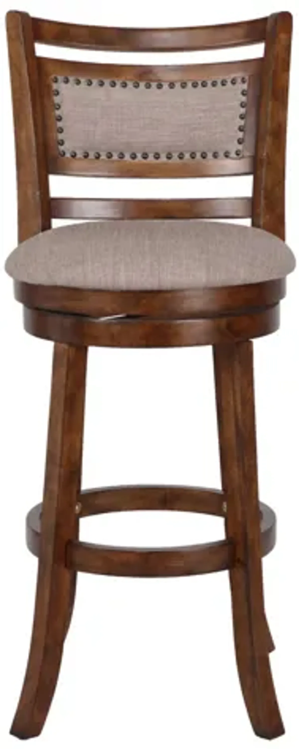 Aberdeen 29" Bar Stool with Fabric Cushions - Brown