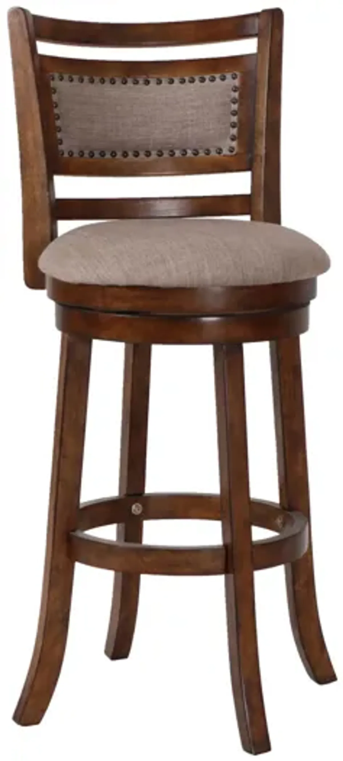 Aberdeen 29" Bar Stool with Fabric Cushions - Brown