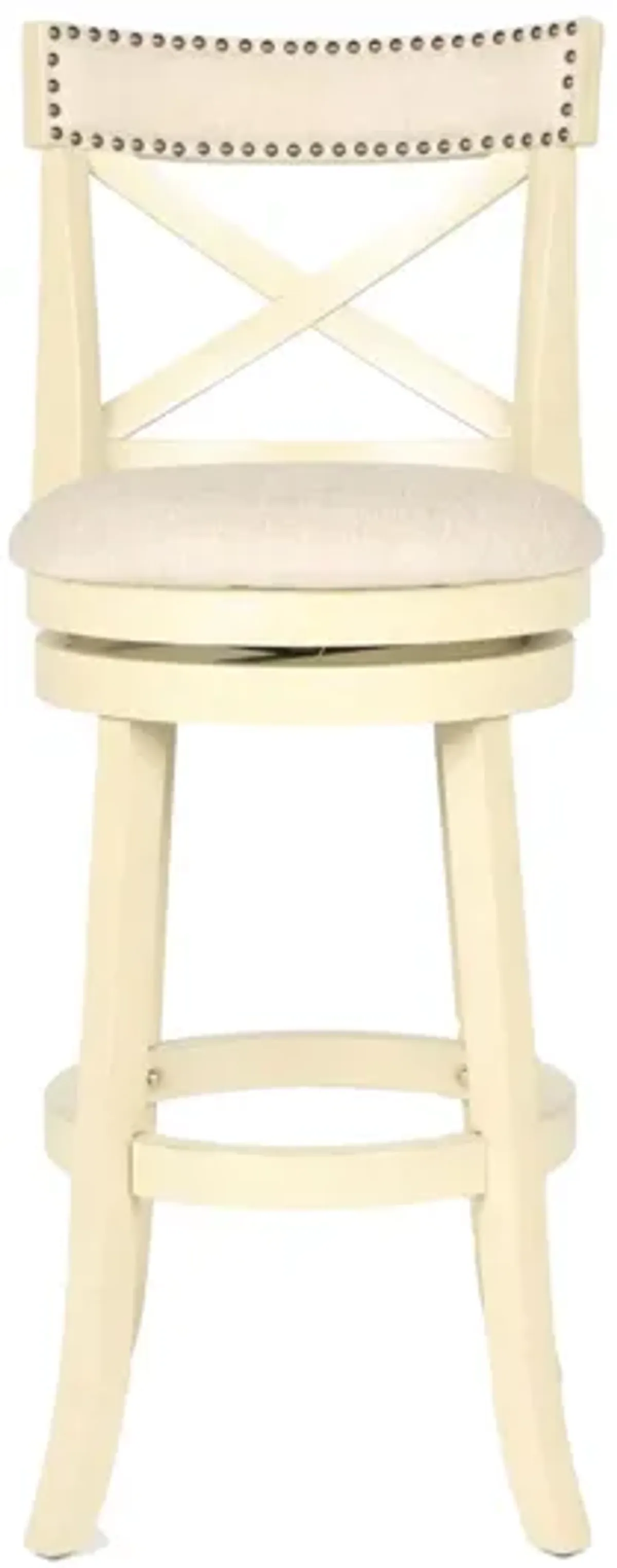 York 29" Bar Stool - White