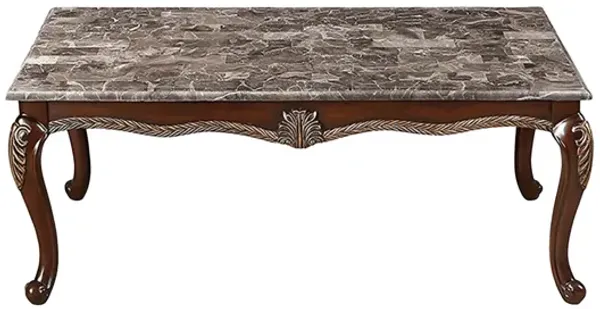 Palazzo Marina Marble Cocktail Table - Cherry
