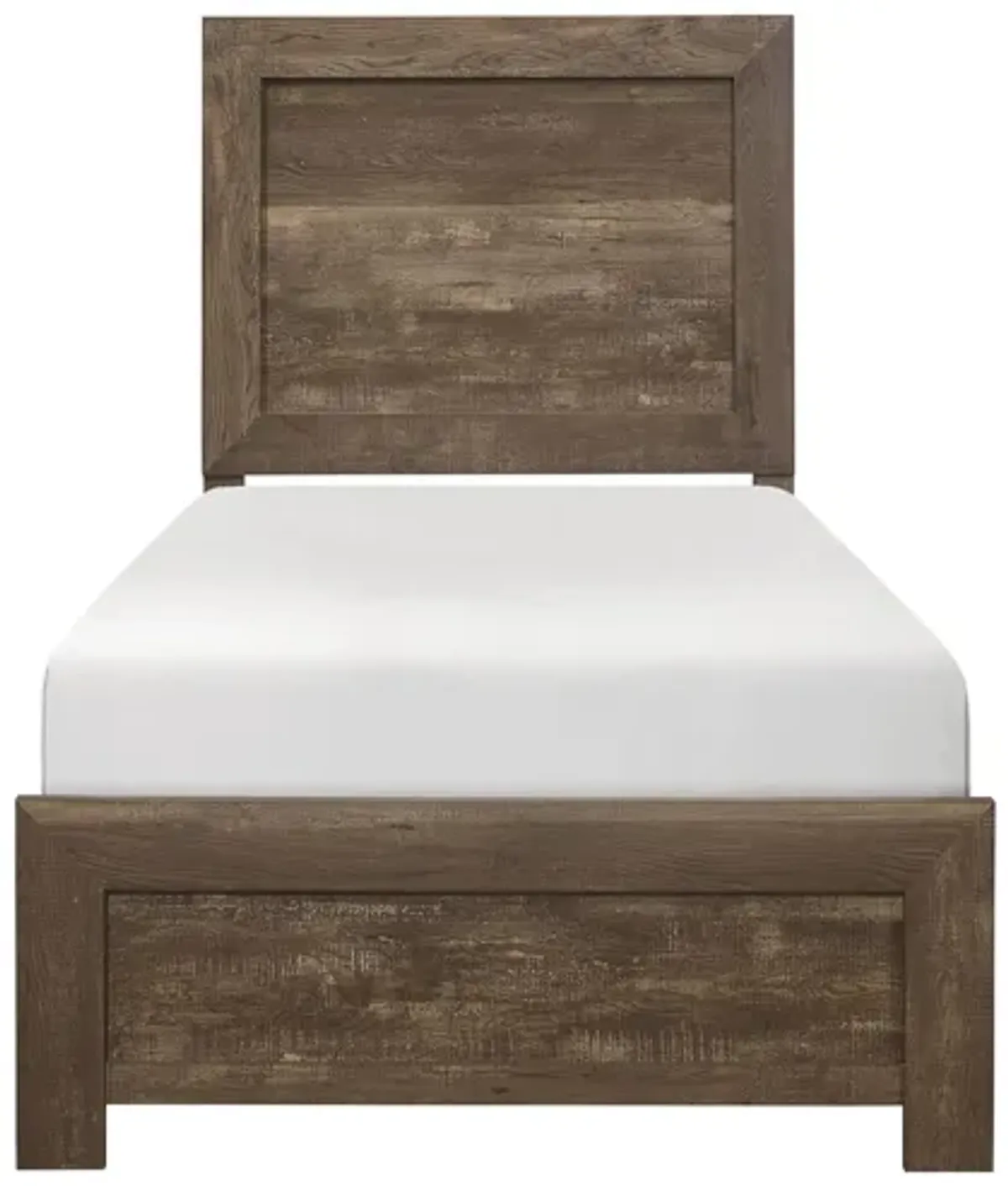 Corbin Twin Bed In A Box - Brown