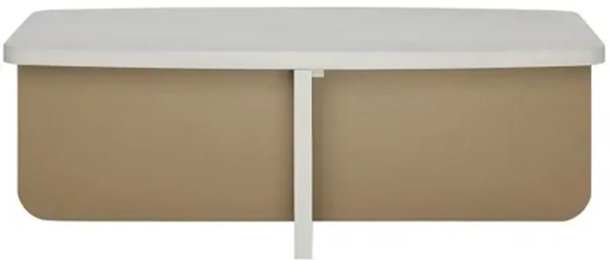 Trilogy Accent Cocktail Table - Vanilla