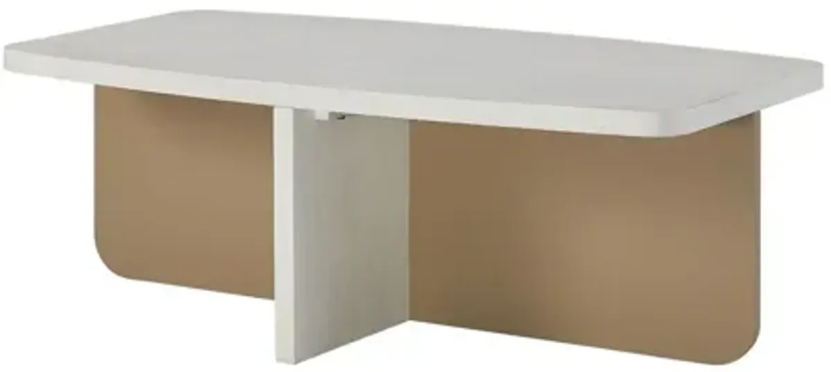 Trilogy Accent Cocktail Table - Vanilla