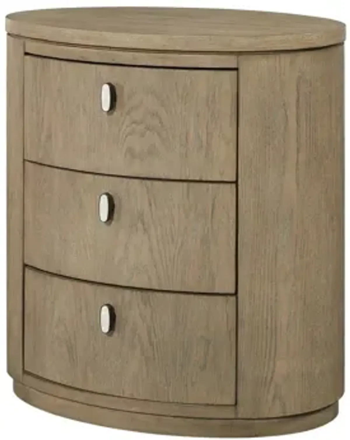 Trilogy Oval Nightstand - Toffee