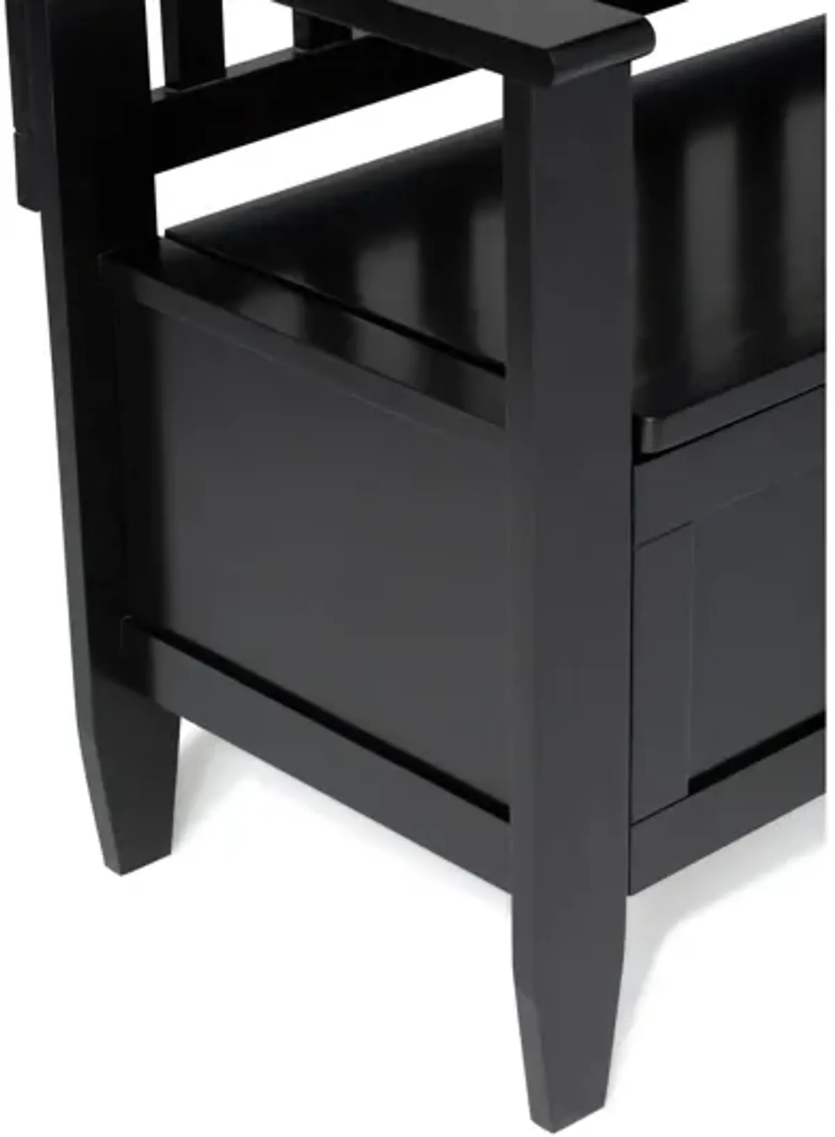 Brooklyn Entryway Storage Bench - Black
