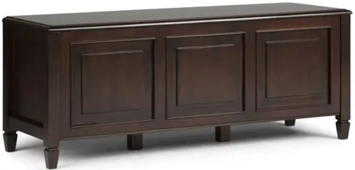 Connaught Storage Bench Trunk - Dark Brown