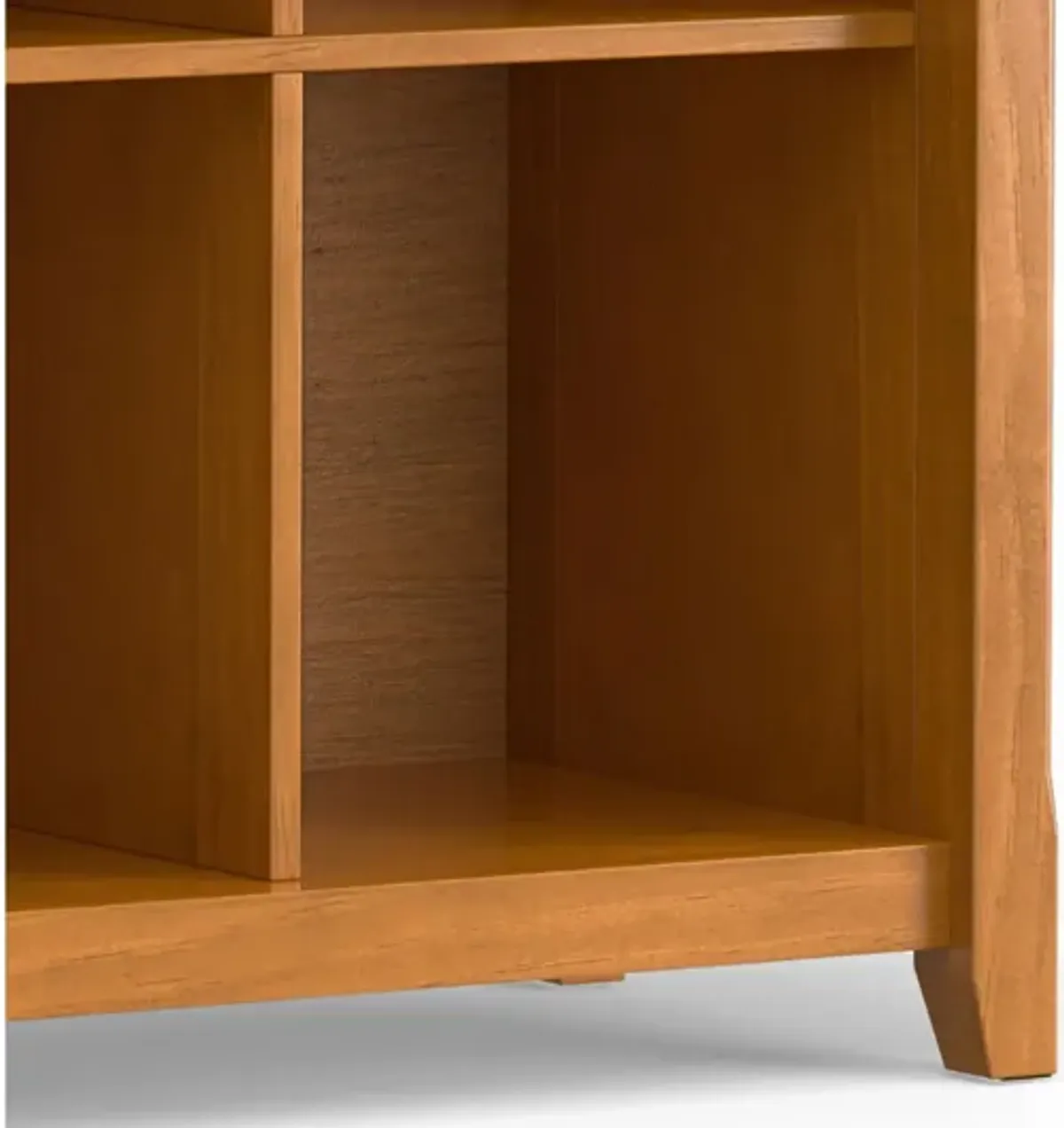 Acadian 8 Cube Storage Sofa Table - Brown