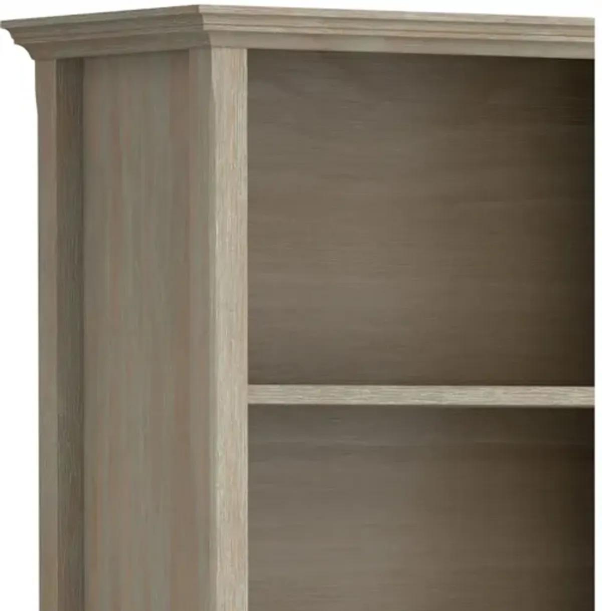 Amherst 30-inch 5 Shelf Bookcase - Distressed Grey