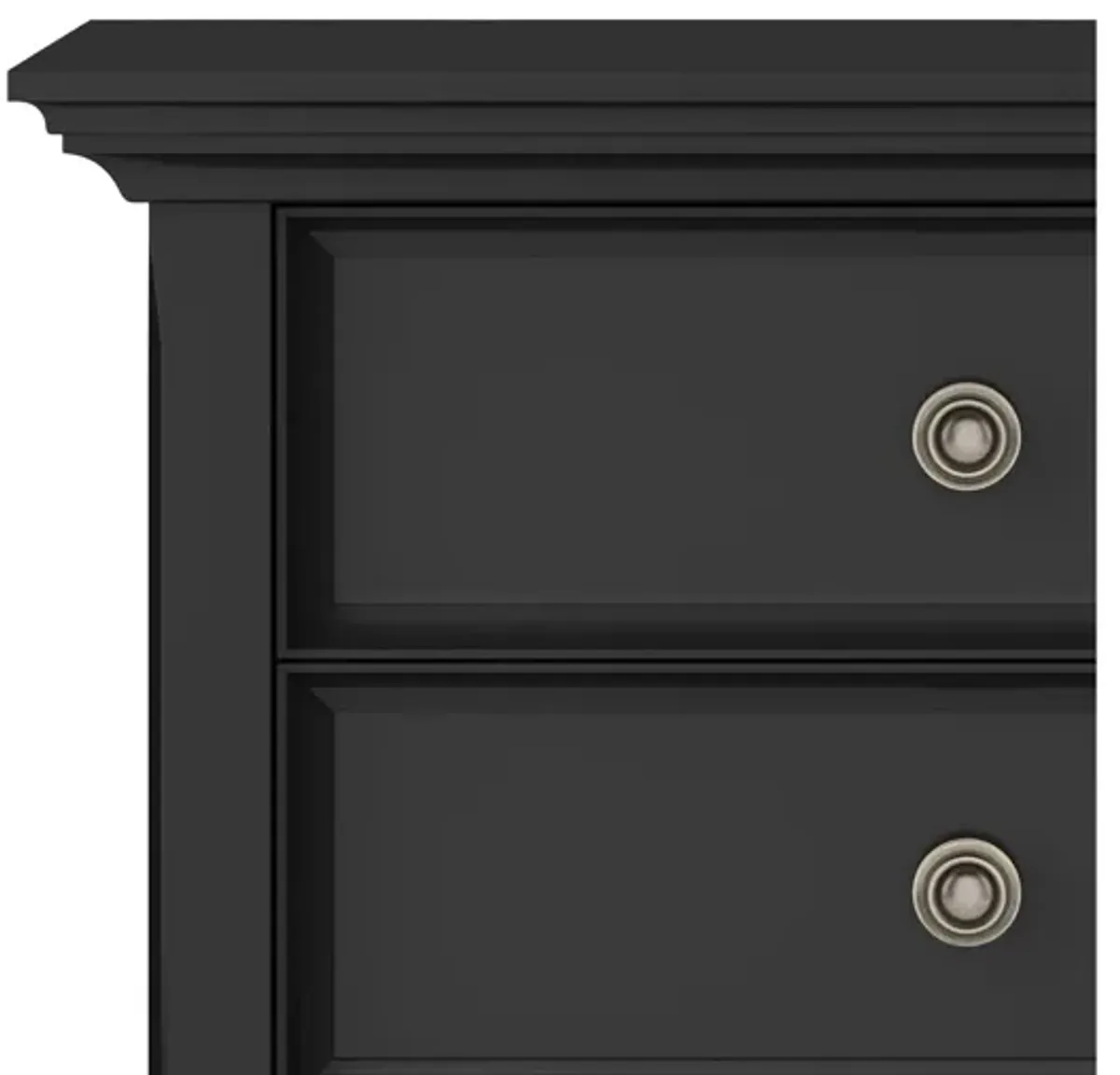 Amherst Bedside Table - Black