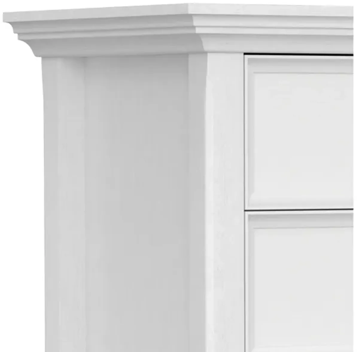Amherst Bedside Table - White