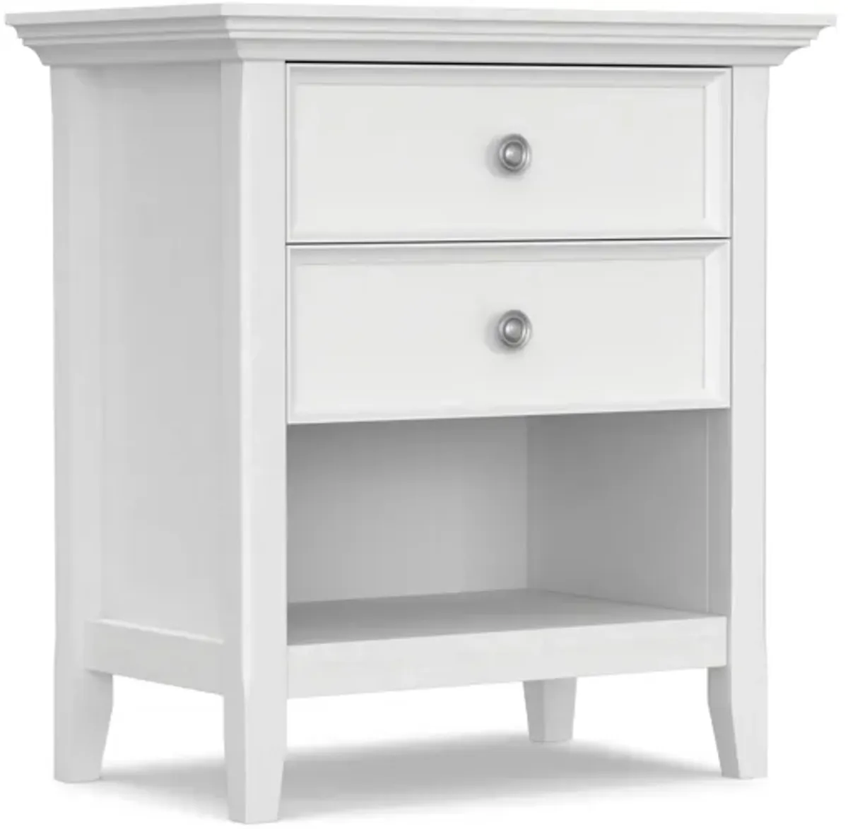 Amherst Bedside Table - White