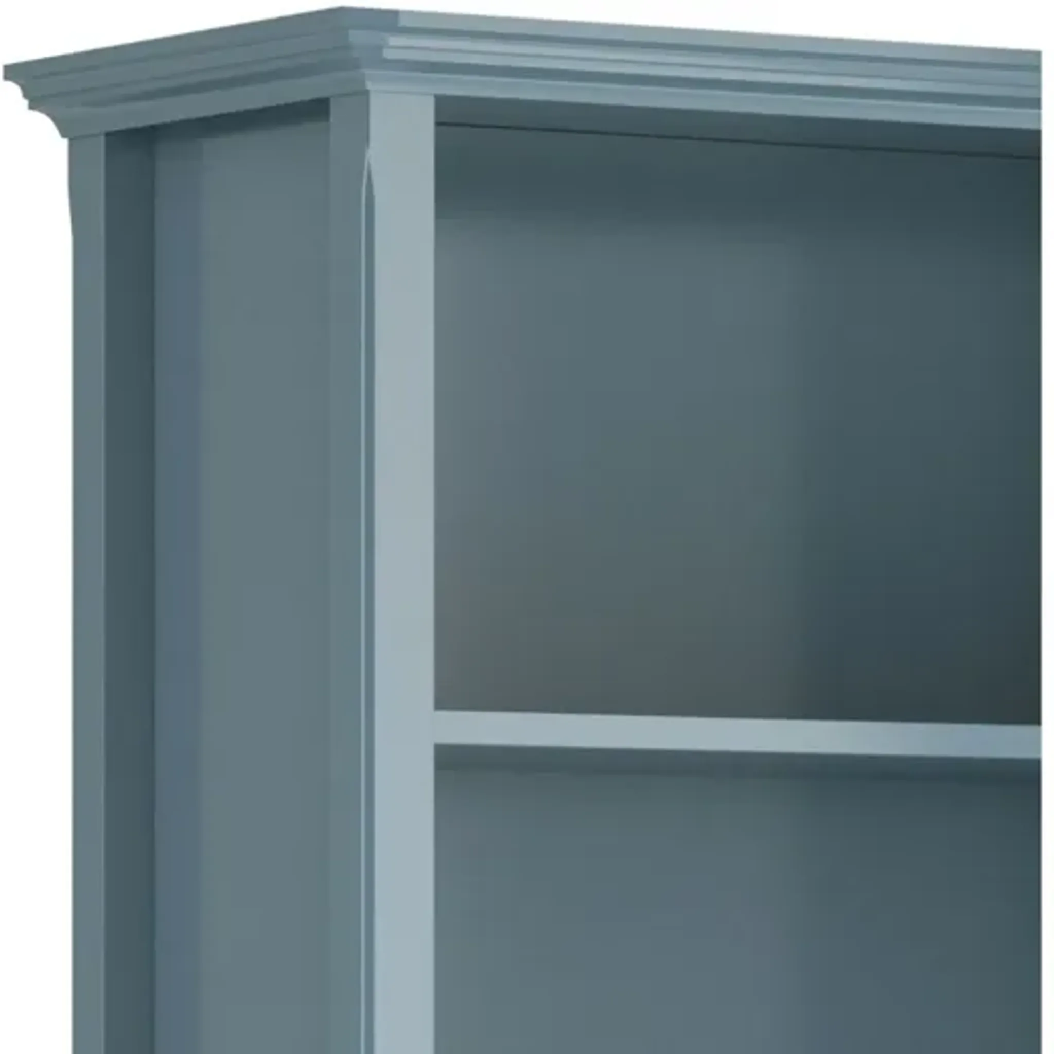 Amherst 30 Inch 5 Shelf Bookcase Blue Gardner White | Furniture.com