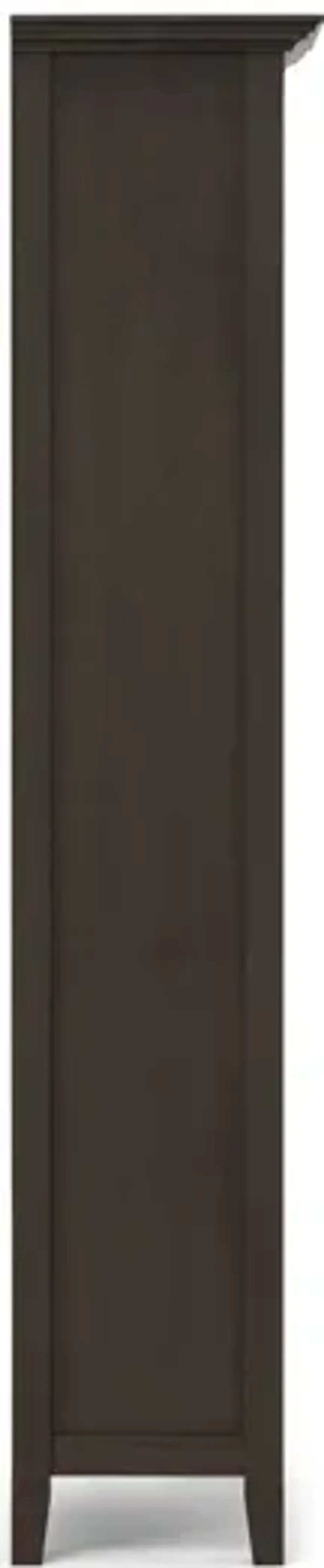 Amherst 24-inch 5 Shelf Bookcase - Hickory Brown