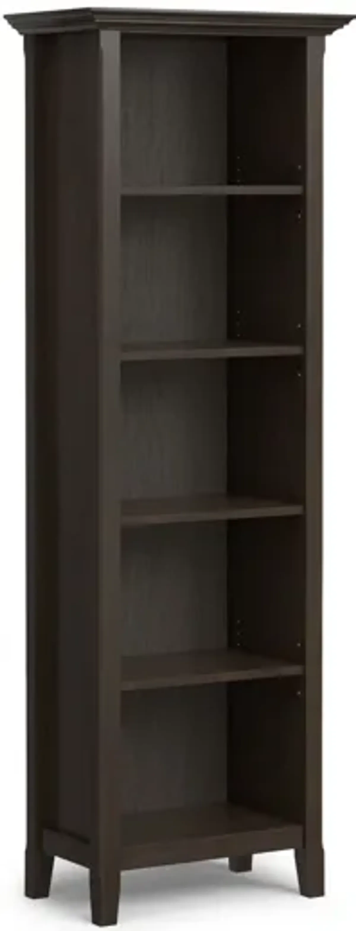 Amherst 24-inch 5 Shelf Bookcase - Hickory Brown
