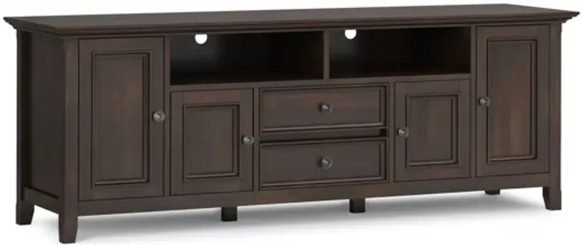 Amherst 72-inch Wide TV Media Stand - Brunette Brown