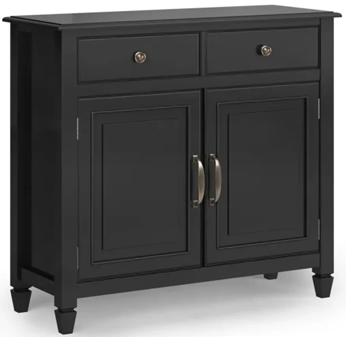 Connaught Entryway Storage Cabinet - Black