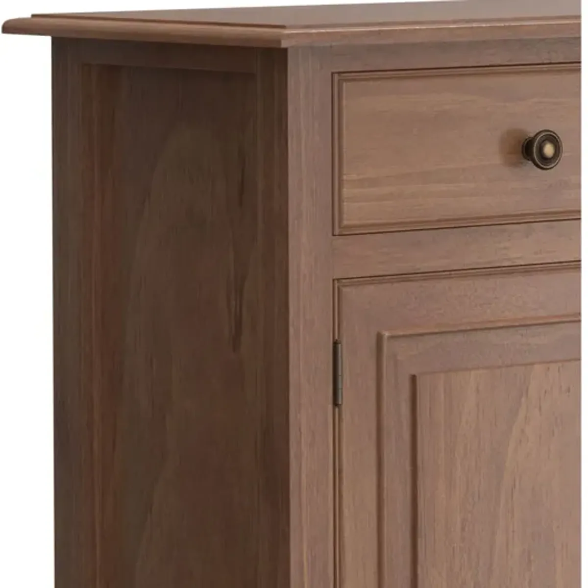 Connaught Entryway Storage Cabinet - Medium Saddle Brown