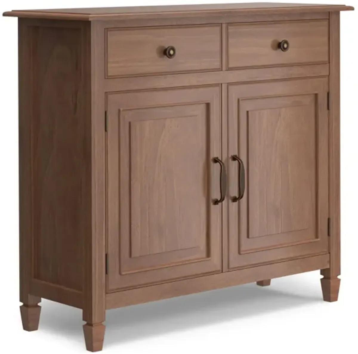 Connaught Entryway Storage Cabinet - Medium Saddle Brown