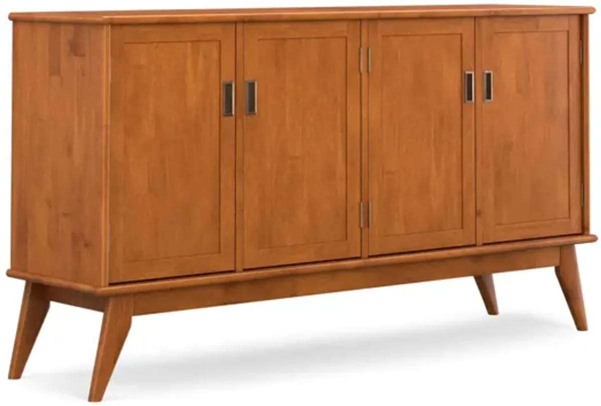 Draper Mid Century 4 Door Sideboard Buffet