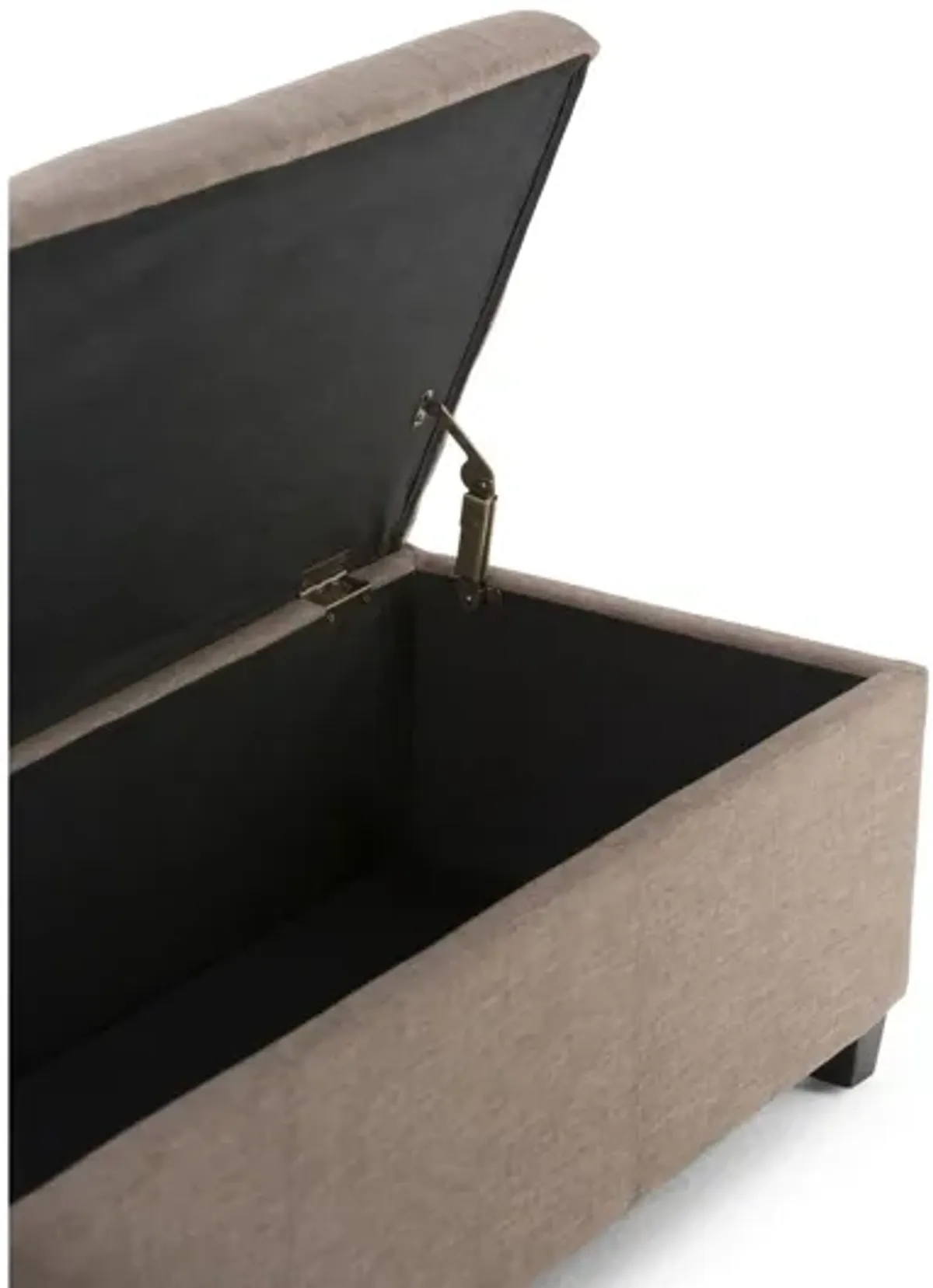 Avalon Storage Ottoman Bench - Fawn Brown