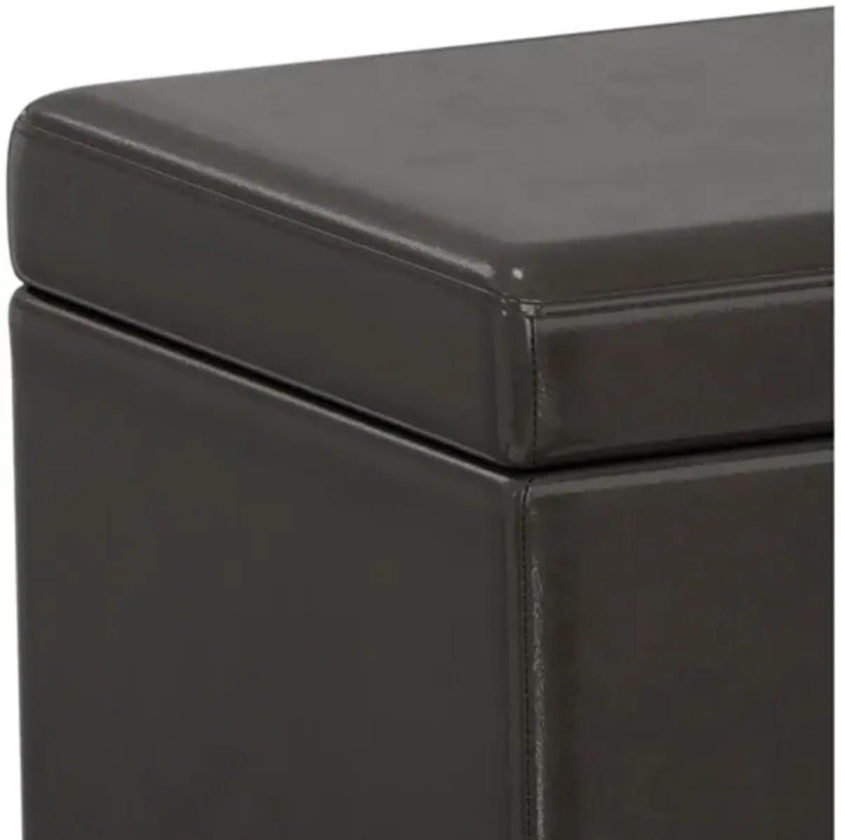 Avalon Extra Large Storage Ottoman Bench - Tanners Brown