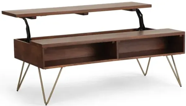Hunter Lift Top Coffee Table - Umber Brown