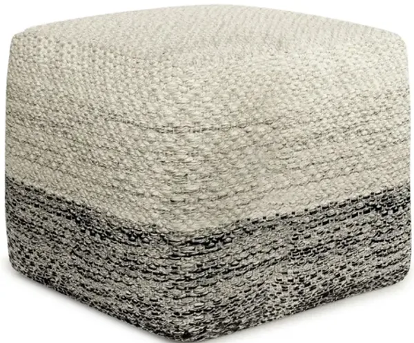 Macie Square Woven Outdoor/ Indoor Pouf