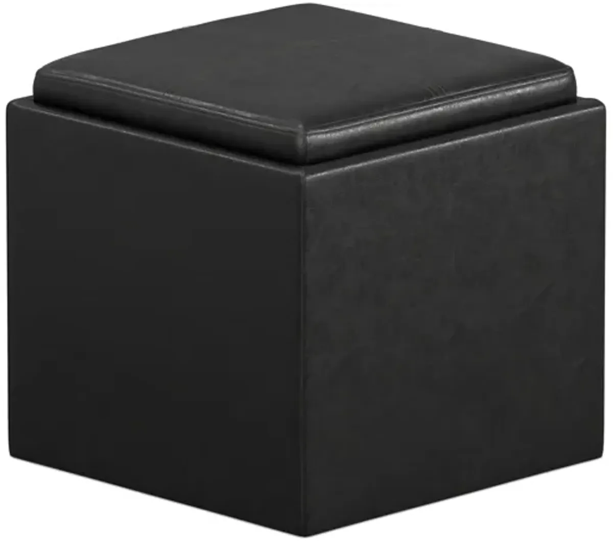 Rockwood Cube Storage Ottoman with Tray
