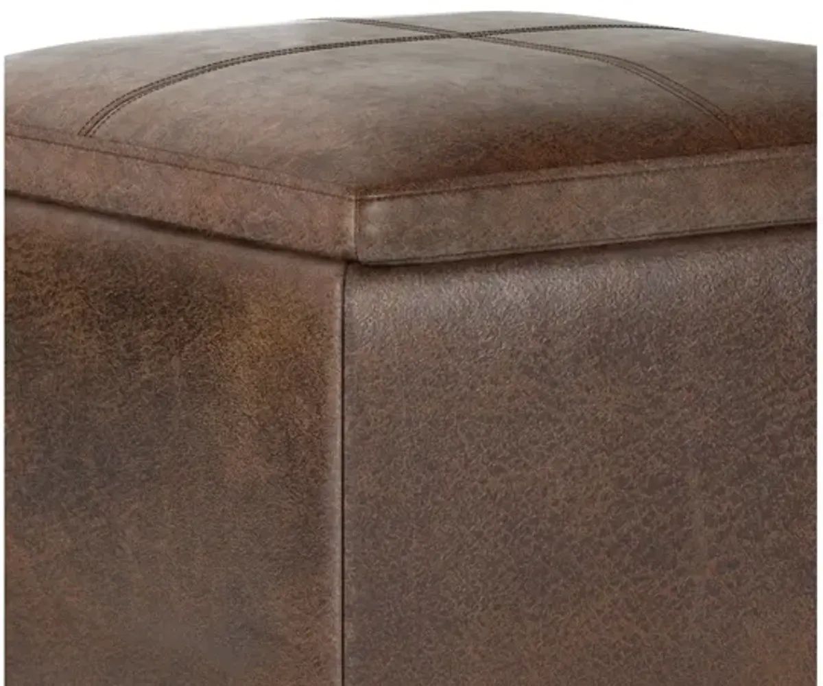 Rockwood Cube Storage Ottoman with Tray