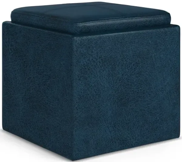 Rockwood Cube Storage Ottoman with Tray