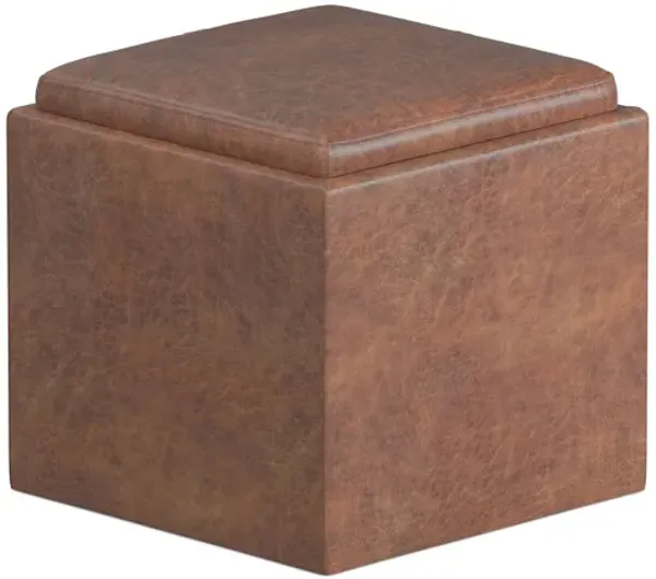 Rockwood Cube Storage Ottoman with Tray