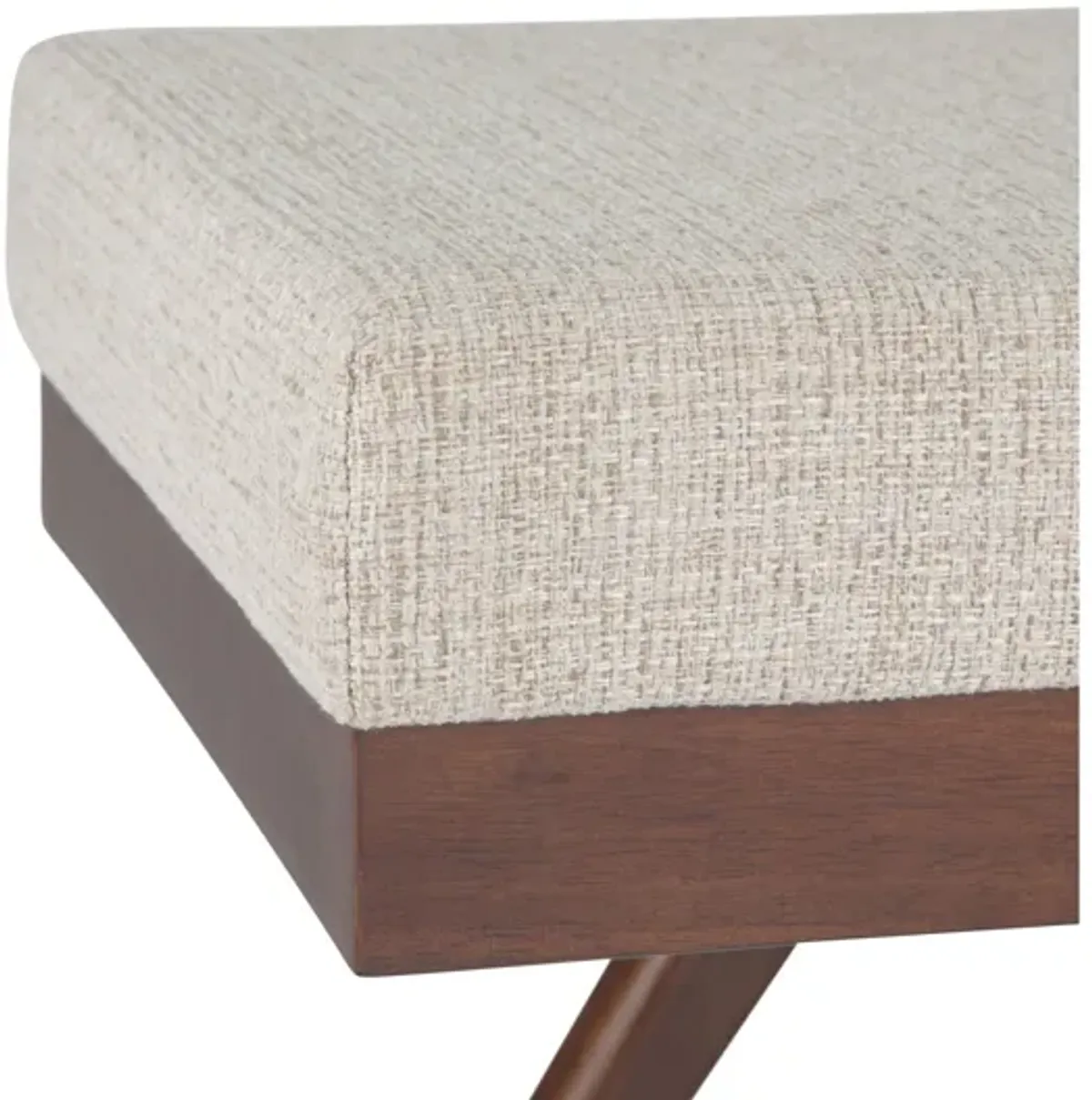Chanelle Mid Century Ottoman Bench