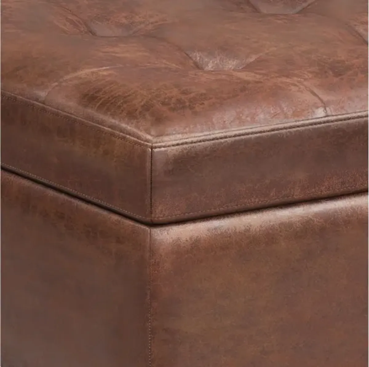 Shay Mid Century Small Coffee Table Storage Ottoman
