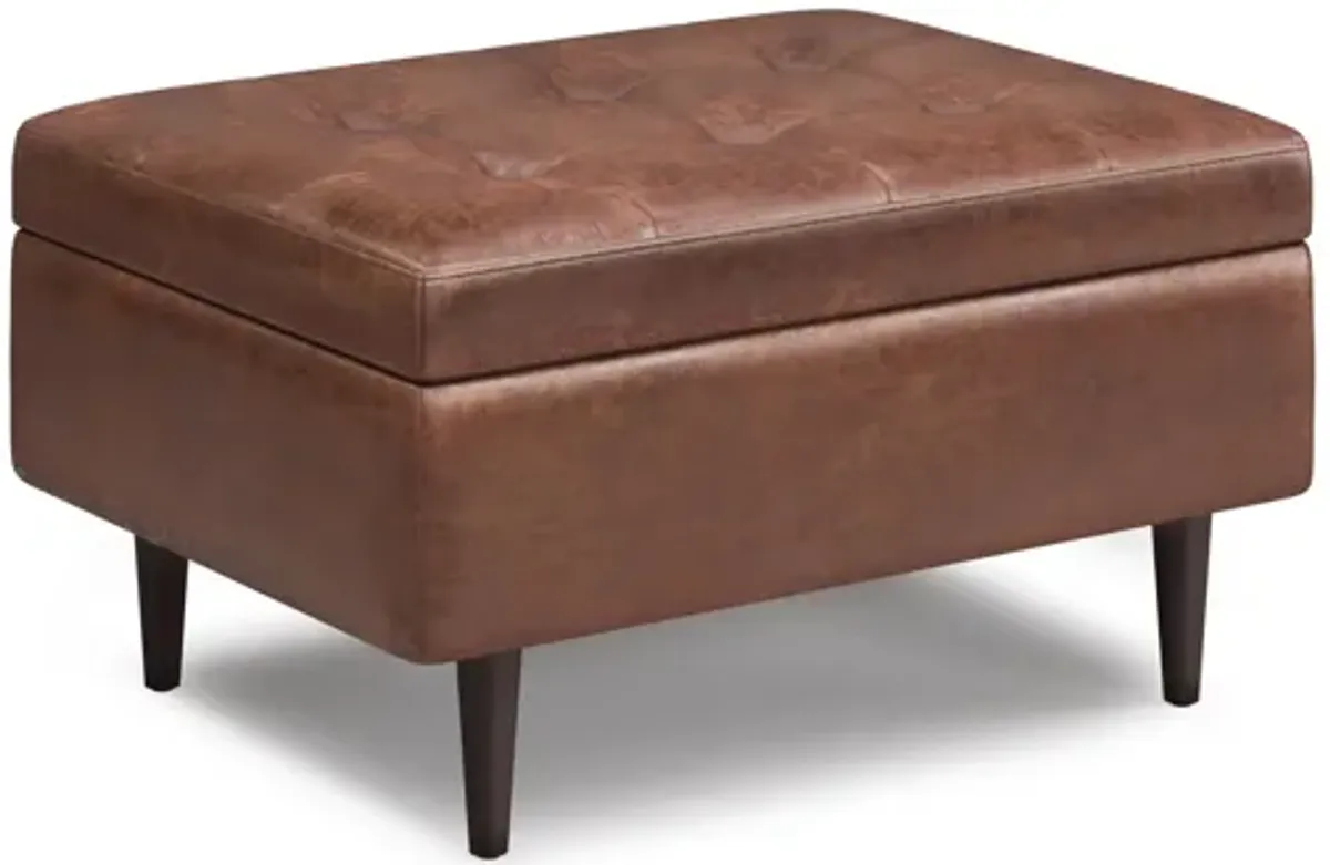 Shay Mid Century Small Coffee Table Storage Ottoman