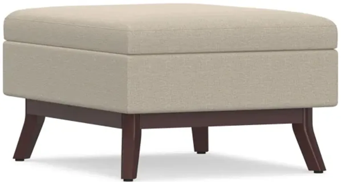 Owen Coffee Table Storage Ottoman - Natural