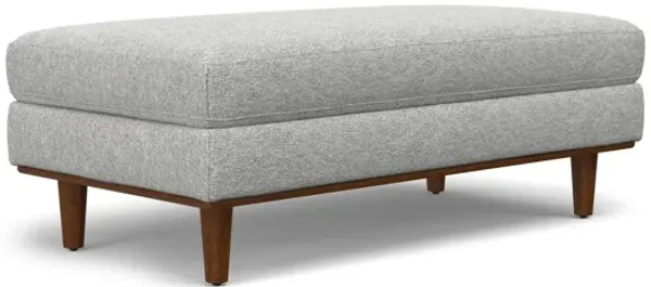 Morrison Large Rectangular Ottoman - Grey