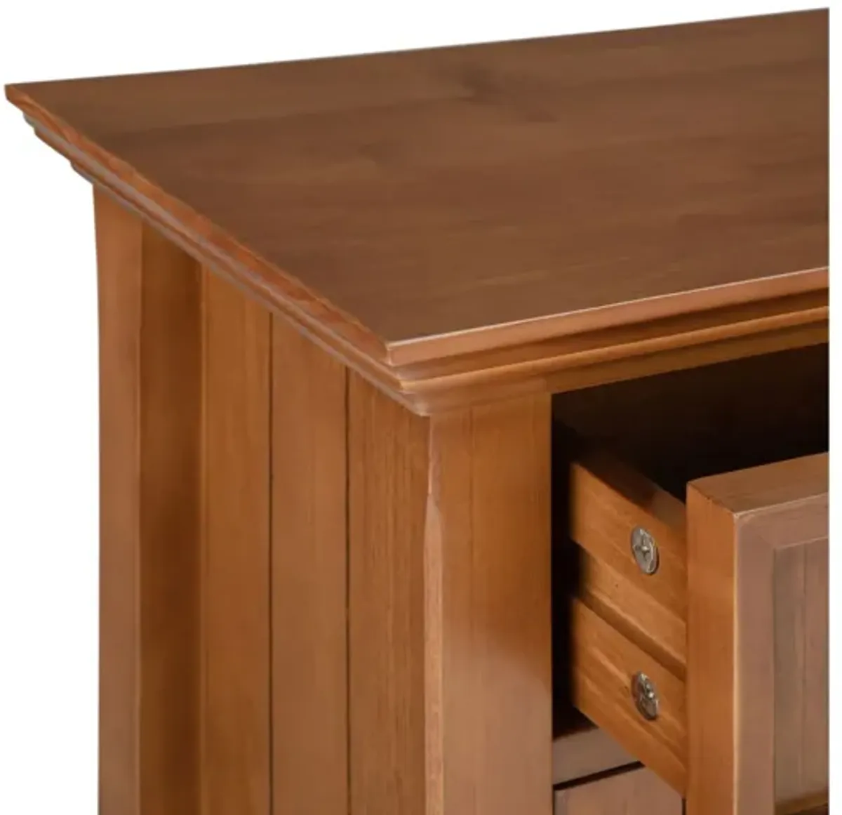 Acadian Entryway Storage Cabinet - Light Golden Brown