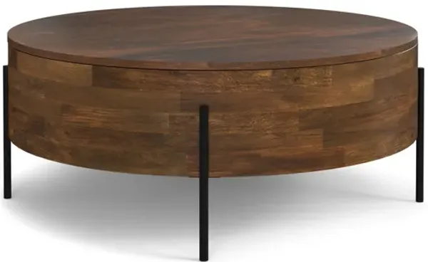 Rayburn Drum Coffee Table - Walnut