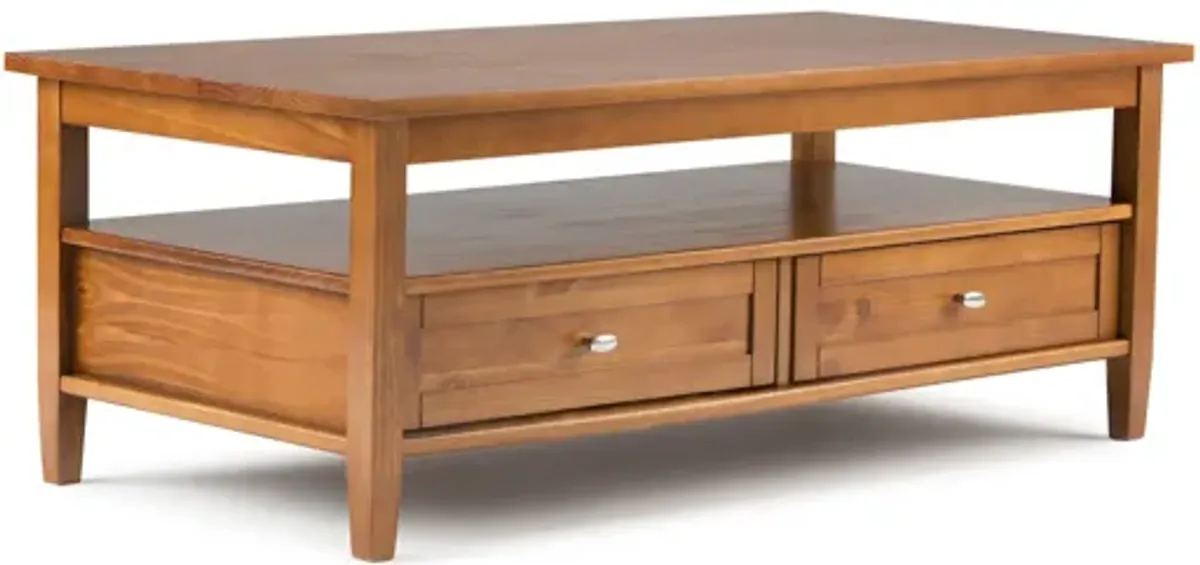 Warm Shaker Coffee Table - Brown