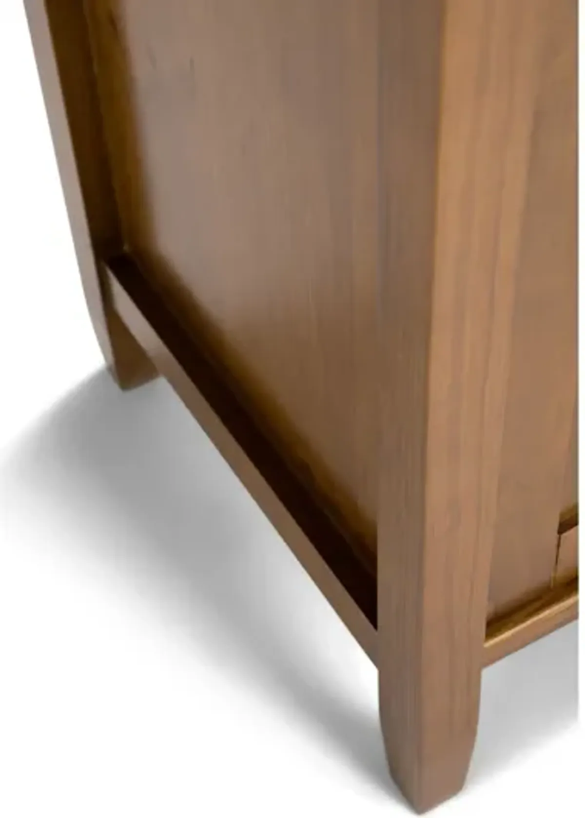 Warm Shaker 72 inch TV Media Stand - Light Golden Brown