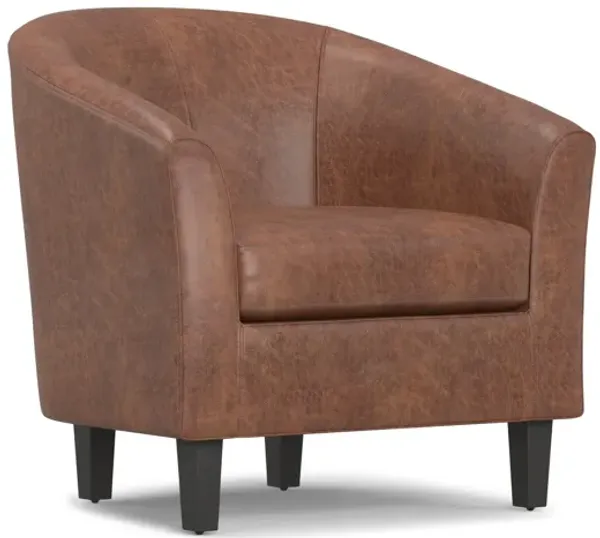 Austin Tub Chair - Saddle Brown