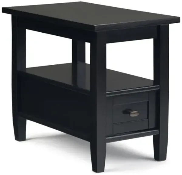 Warm Shaker Narrow Side Table