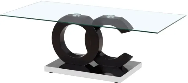 Global Furniture 8mm Tempered Glass Coffee Table - T2207CT